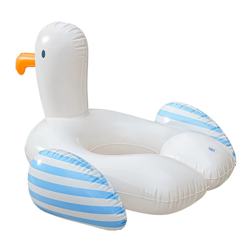 Seagull Inflatable Ride-On Pool Float and Swim Ring