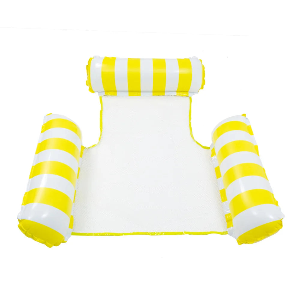 Water Hammock Recliner Inflatable Floating Swimming Mattress