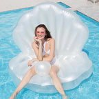 Giant Inflatable Toys Seashell With Pearl Ball