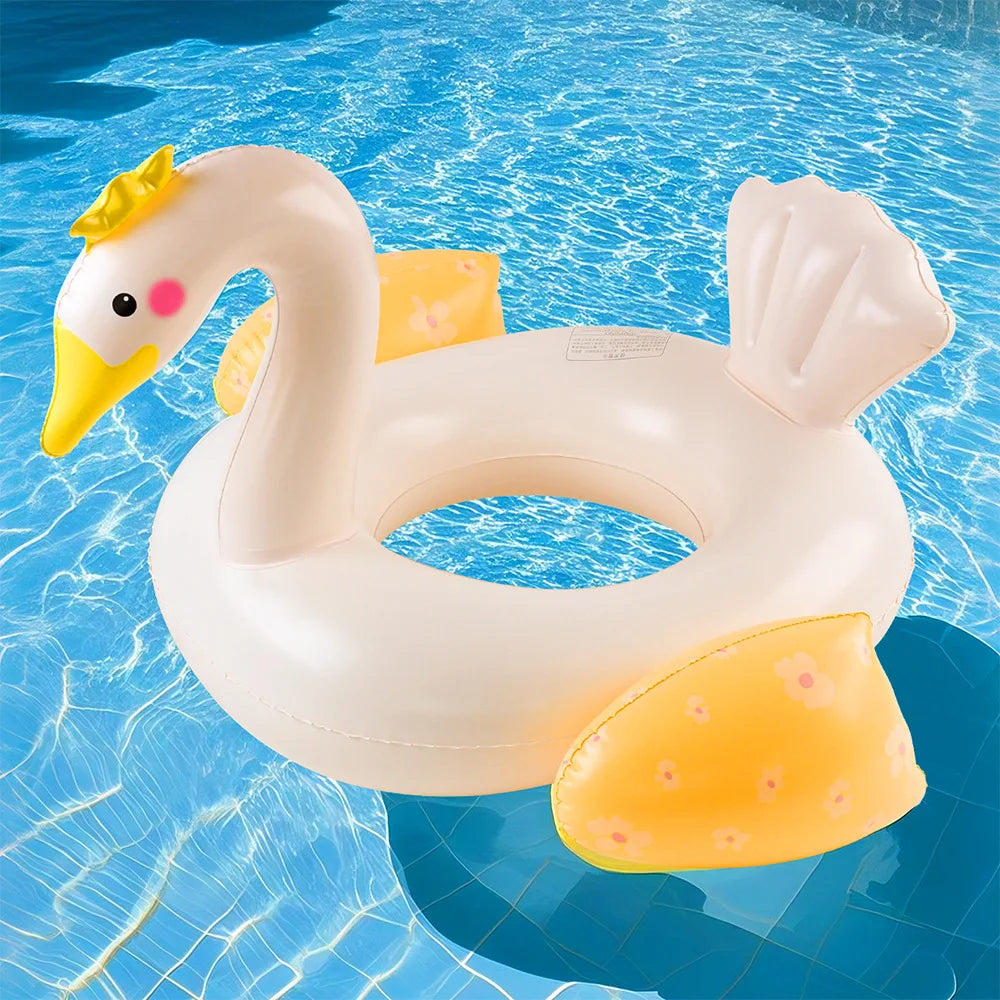 Swim Ring With Sunshade Canopy