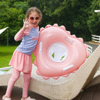 1pc Thickened PVC Swim Ring | Underarm Waist Ring | Thickened Heart-shaped Swimming Ring and Heart-shaped Handle Seat Ring