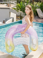 Summer U-Shape Inflatable Floating Air Mattresses Bed