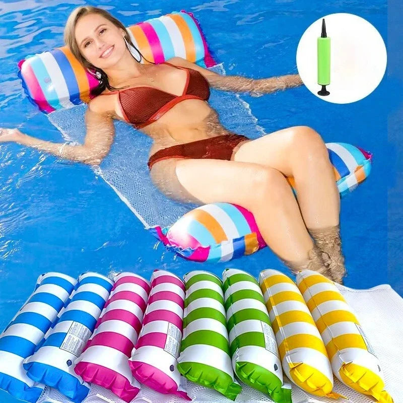 Foldable Backrest Floating Bed Inflatable Hammock