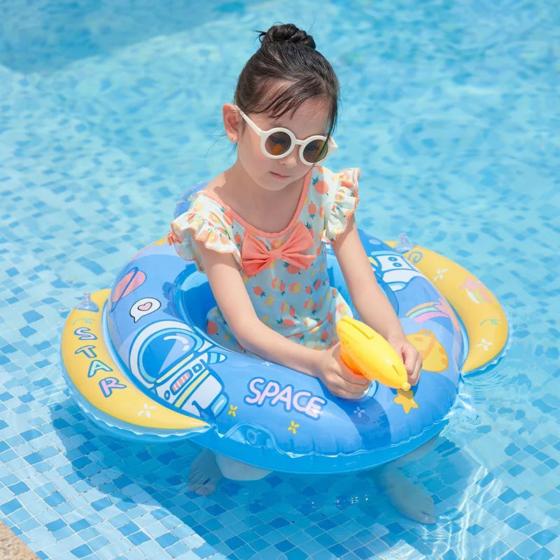 Rooxin Swimming Seat Ring Inflatable Pool Float Baby Swim Tube