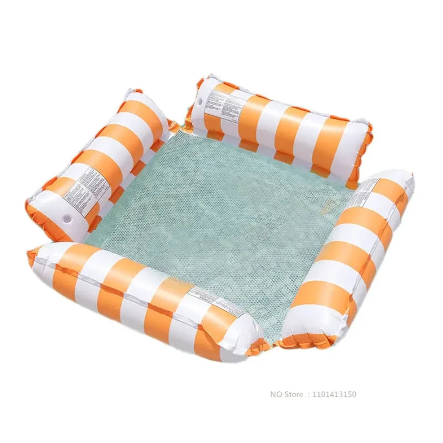 Water Hammock Recliner Inflatable Floating Swimming Mattress