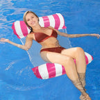 Foldable Backrest Floating Bed Inflatable Hammock