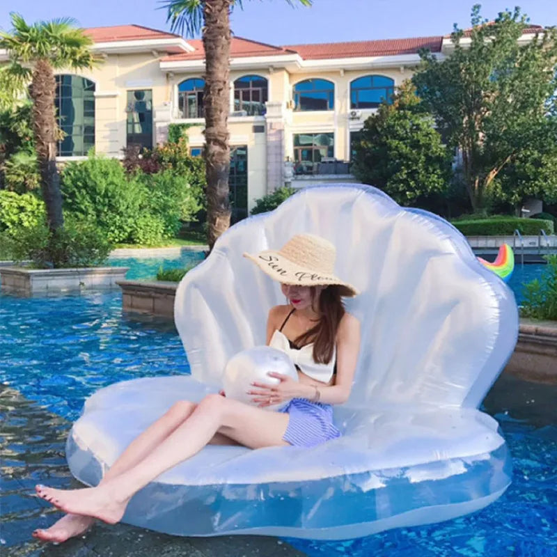 Giant Inflatable Toys Seashell With Pearl Ball