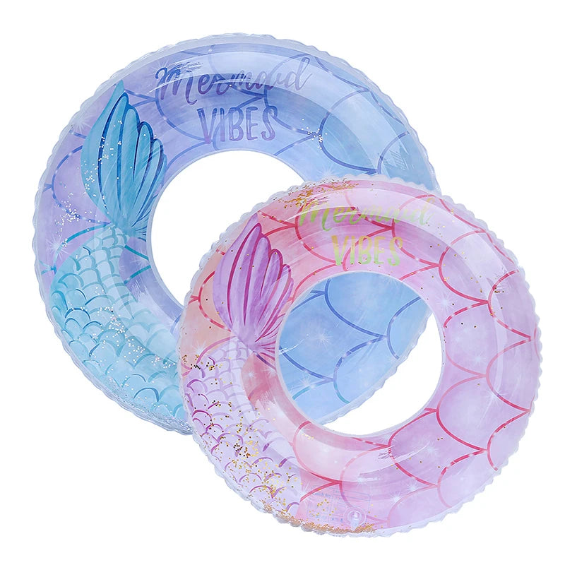 Mermaid Swimming Ring Inflatable Pool Float