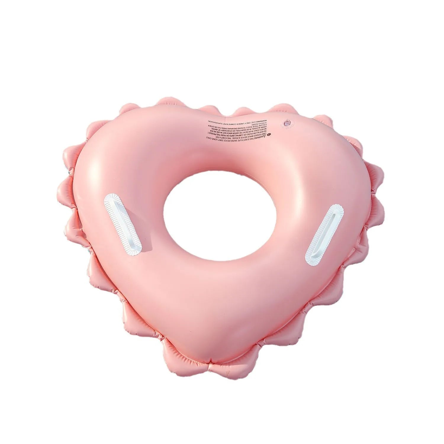 1pc Thickened PVC Swim Ring | Underarm Waist Ring | Thickened Heart-shaped Swimming Ring and Heart-shaped Handle Seat Ring