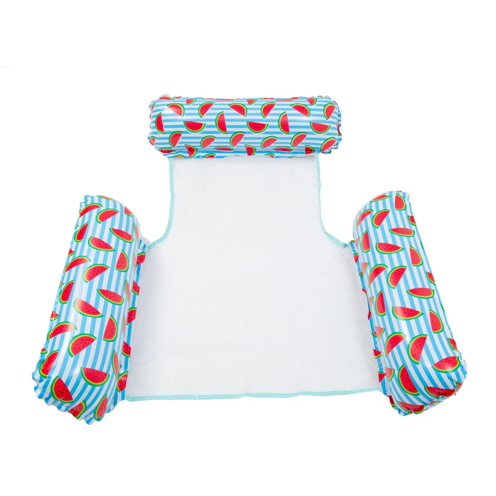 Water Hammock Recliner Inflatable Floating Swimming Mattress