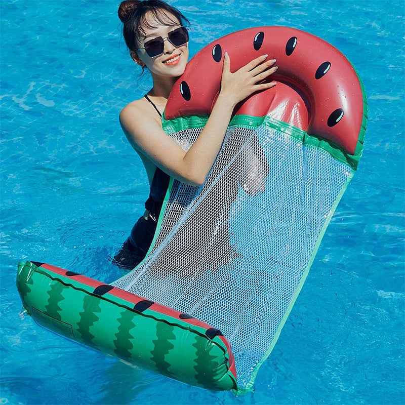 Foldable Floating Row Swimming Pool Water Hammock Air Mattresses