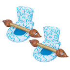 Toilet Shaped Inflatable Float Seat