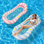 1Pc Daisy Pattern Inflatable PVC Pool Float Lounge Chair
