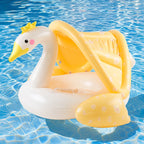 Swim Ring With Sunshade Canopy