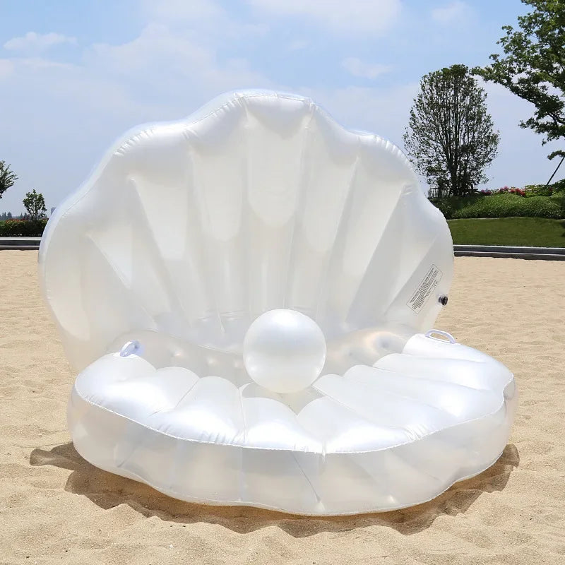 Giant Inflatable Toys Seashell With Pearl Ball