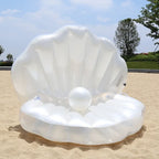 Giant Inflatable Toys Seashell With Pearl Ball