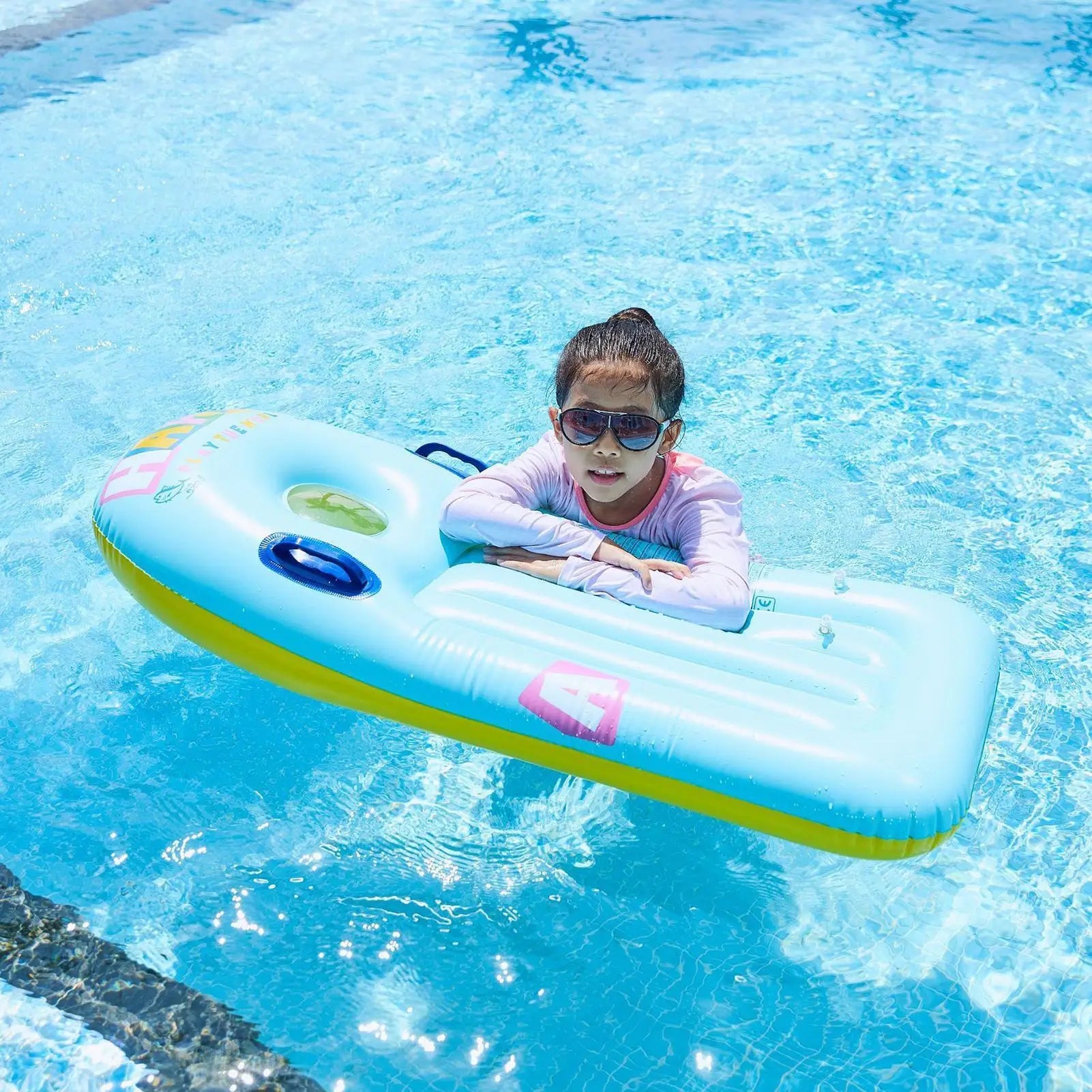 Inflatable Pool Float for Kids Lounge Mat