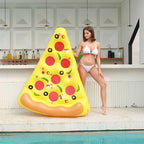 Inflatable Pizza Float for Adult Water Lounge Chair