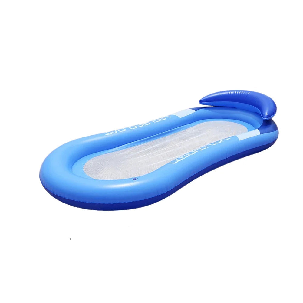Inflatable Water Hammock Floating Bed Chair Air Mattress