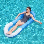Inflatable Water Hammock Floating Bed Chair Air Mattress