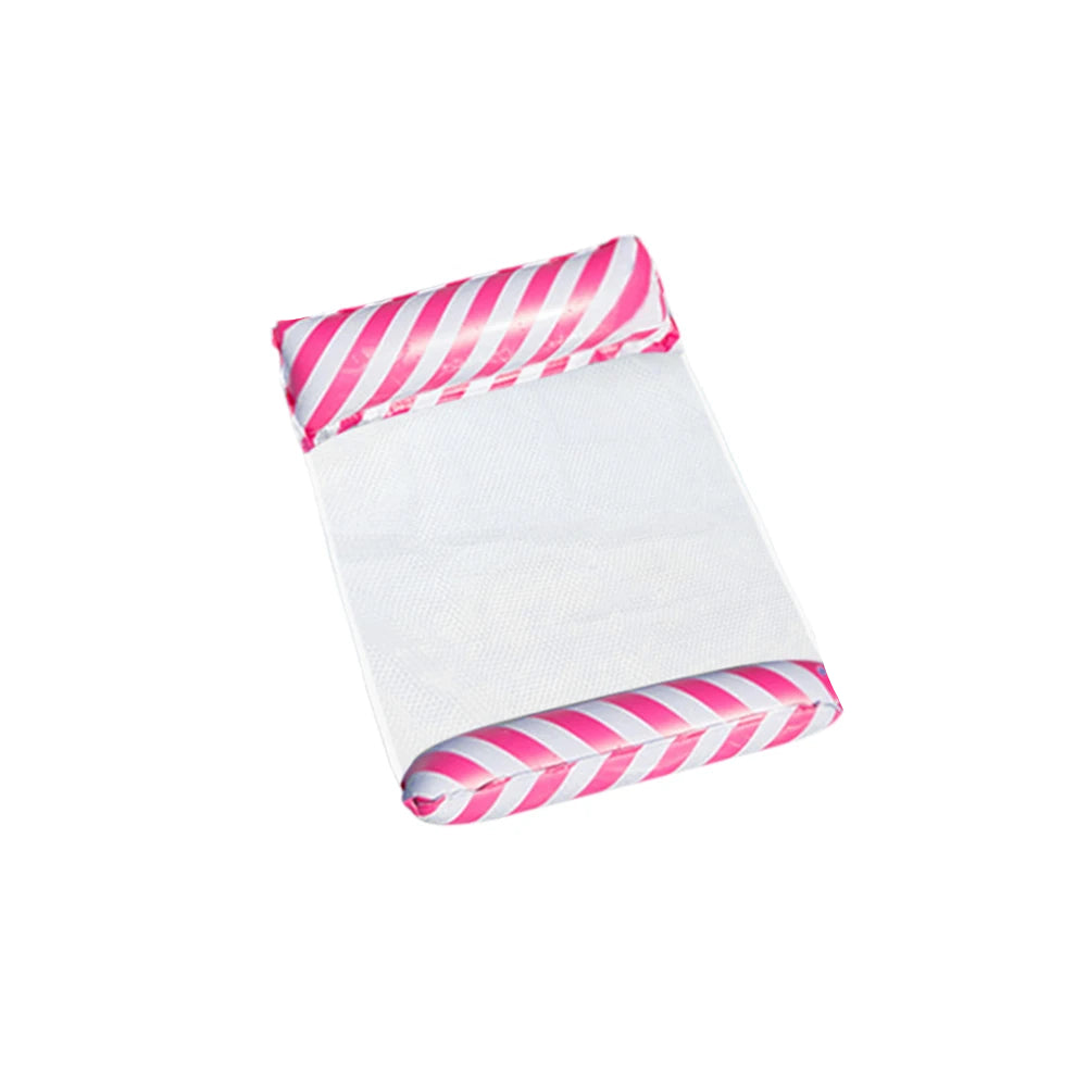 Foldable Water Hammock Float Lounger PVC Inflatable Pool Mat